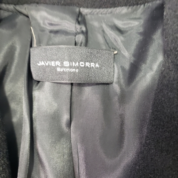 Javier Simorra Barcelona black wool blazer size 6 - Picture 9 of 11